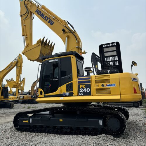 Original Used Komatsu PC240LC Tracked Digger for Foundation and Roadwork Appli...