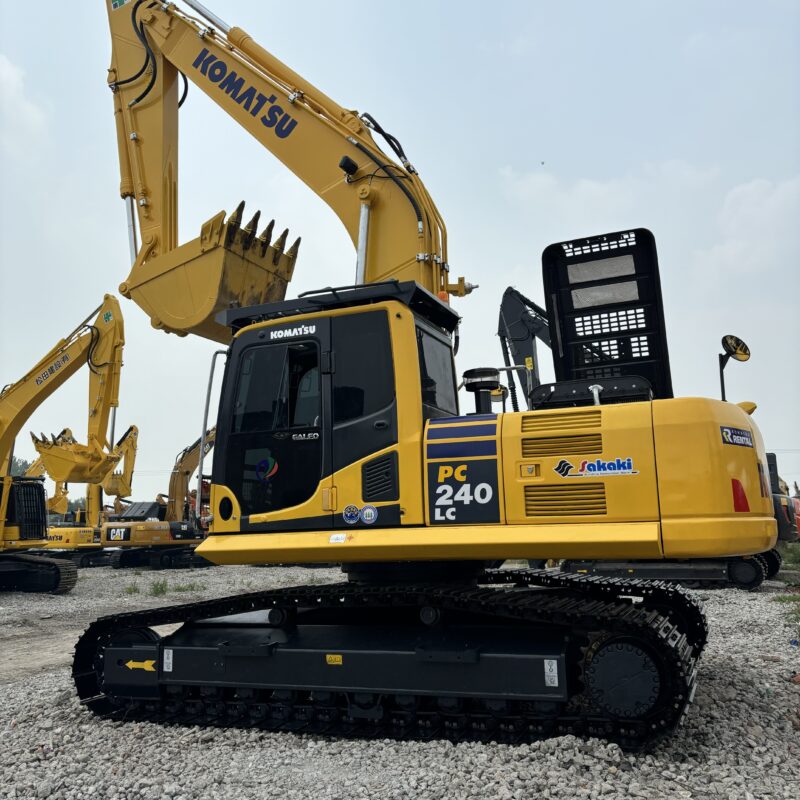 Original Used Komatsu PC240LC Tracked Digger for Foundation and Roadwork Appli...