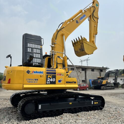 Original Used Komatsu PC240LC Tracked Digger for Foundation and Roadwork Appli...