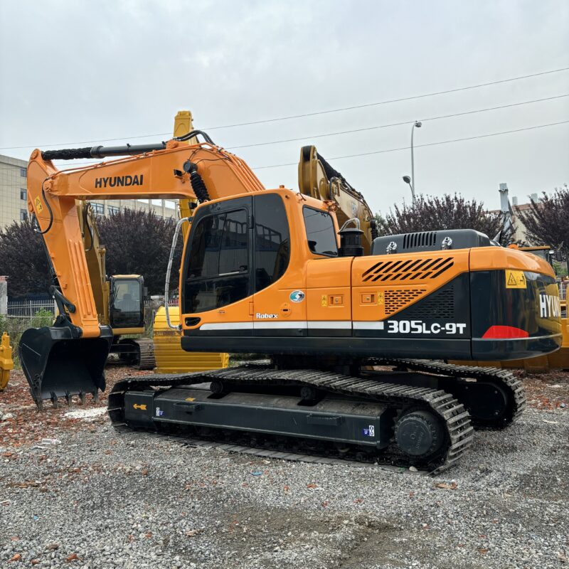Original Used Hyundai R305LC-9T Heavy Crawler Excavator for Large Earthmoving ...