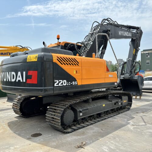 Original Used Hyundai R220-9S Crawler Excavator for Foundation and Infrastruct...