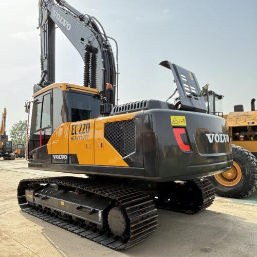 Original Used Volvo EC220 Tracked Excavator for Building Foundations and Site ...