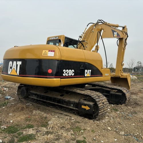 Original Used Caterpillar 320C Tracked Excavator for Earthworks and Constructi...
