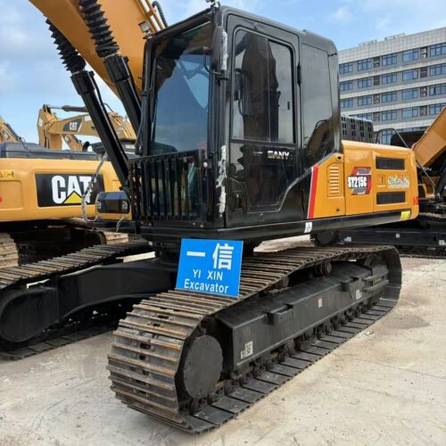 Original Used SANY SY215C Hydraulic Digger for Site Preparation and Foundation...