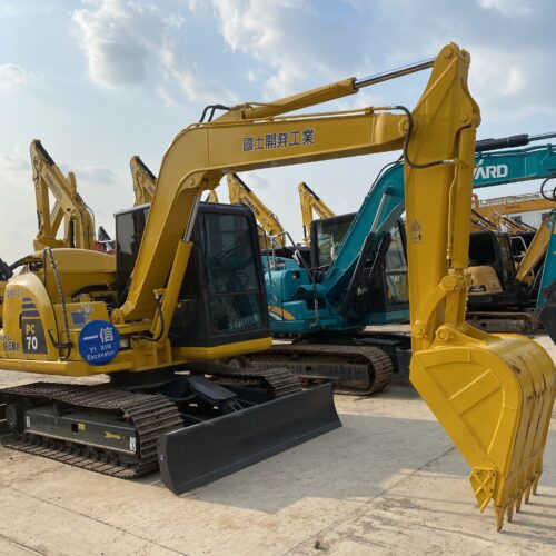 Original Used Komatsu PC70 Crawler Excavator for Small to Medium Construction ...