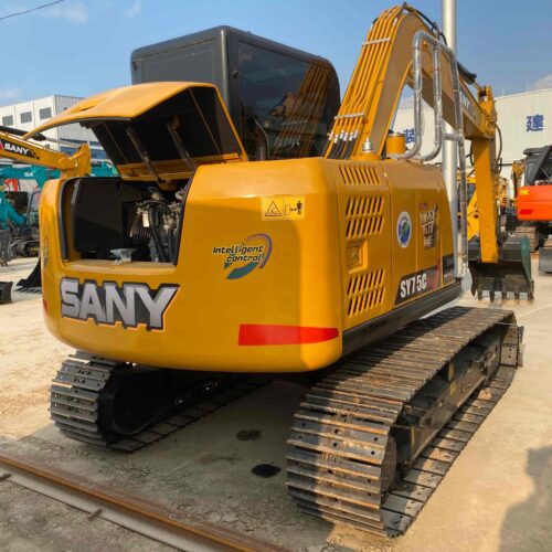 Original Used SANY SY75CPro Compact Crawler Digger for Site Preparation and Landscaping - Excavator - yixinexcavator.com