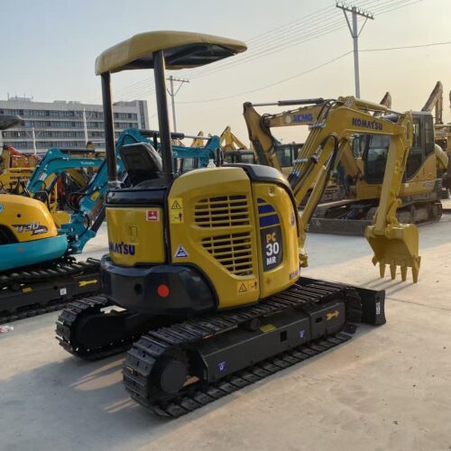 Original Used Komatsu PC30MR Mini Excavator for Landscaping and Confined Sites...