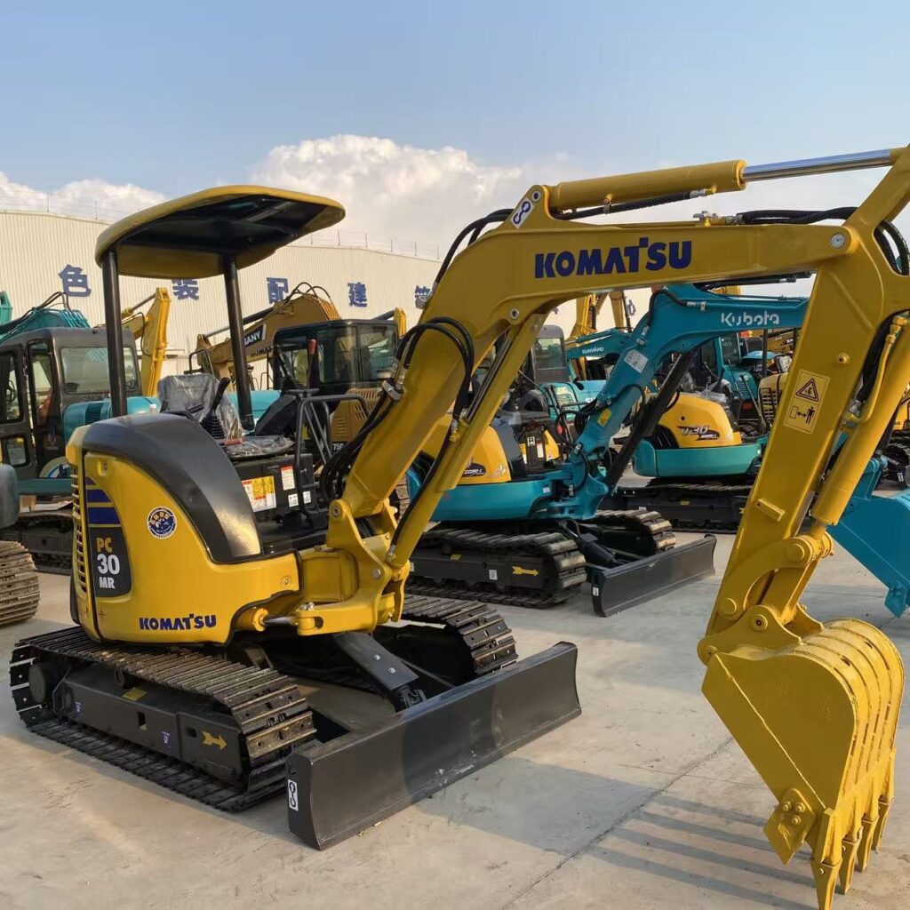 Original Used Komatsu PC30MR Mini Excavator for Landscaping and Confined Sites...