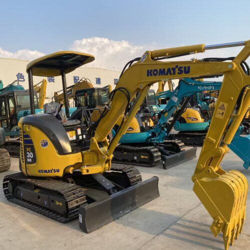 Original Used Komatsu PC30MR Mini Excavator for Landscaping and Confined Sites...