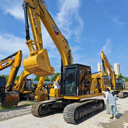 Original Used Caterpillar 323 Tracked Excavator for Trenching and Construction...