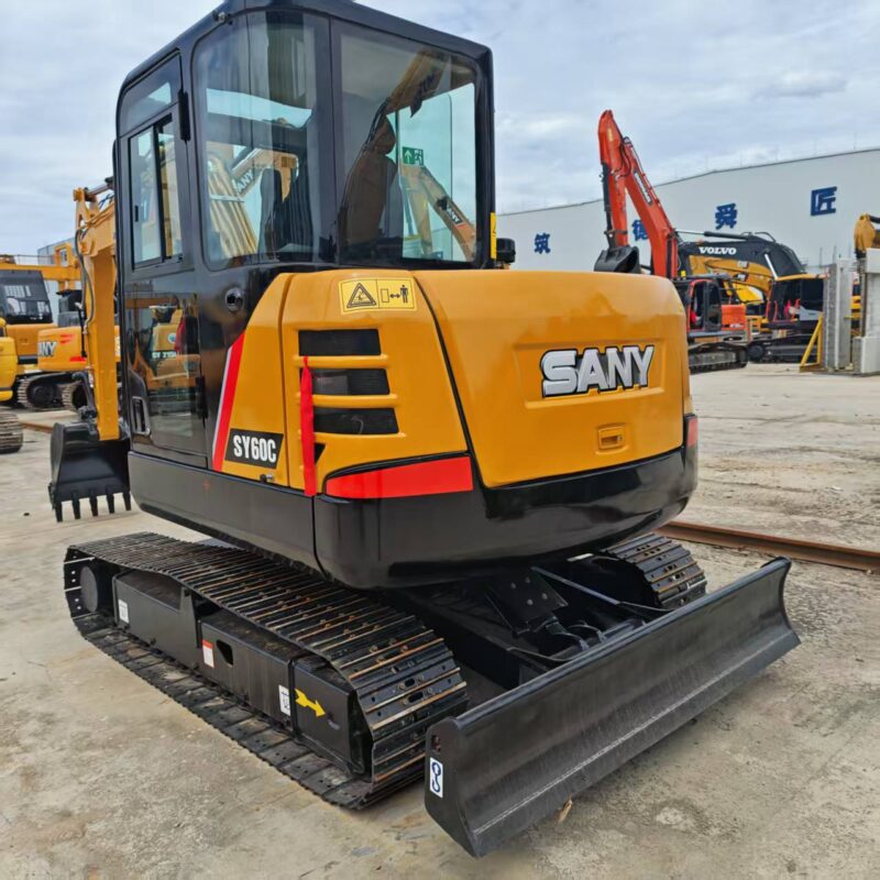Original Used SANY SY60C Small Crawler Excavator for Trenching and Site Prepar...